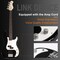 Electric Guitar Standard Classical Body with Bag and Accessories Black